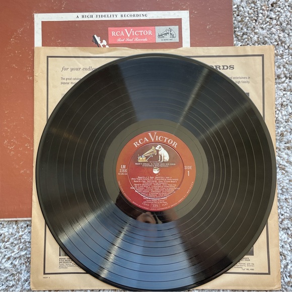 JASCHA HEIFETZ violin ENCORES emanuel BAY piano RCA LM-1166 Vinyl Records - Picture 3 of 5